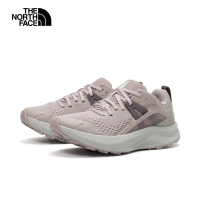 【The North Face 官方旗艦】北面女款紫灰色透氣舒適抓地徒步鞋｜7W5Q8ON
