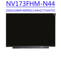 NV173FHM-N44 17.3 inch 1920X1080 IPS FHD 40PINS EDP 144HZ 100%srgb LCD Screen N173HCE N44 For Allienware 51m ASUS FX86SM RTX2070