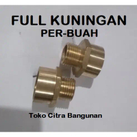 sok kran kuning 1/2 x 5/8 drat luar penyambung keran kran socket soket sdd sdl