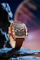 Jam Tangan Pria T5 7812W Chronograph Stopwatch Original Tali Rubber Kaca Safir Tahan Air 3 Meter Inc