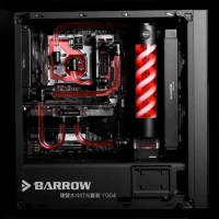Barrow YG01 water cooler NZXT S340 Elite alone significantly Enjie host hard tube lighting scheme set