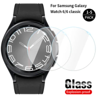 HD Screen Protector Film for Samsung Galaxy Watch4/5/6 40mm 44mm Tempered Glass Anti-Scratch for Galaxy Watch6 Classic 43mm 47mm