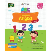[Erlangga Official] Buku Seri Anak Abc: Mengenal Angka Revisi Usia 2-4 tahun Mengenal Angka