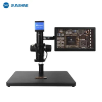 SUNSHINE MS8E-02 Pro Industrial Electron Digital Microscope Camera LED For Mobile Phones PCB Motherboard Soldering Repair Tool