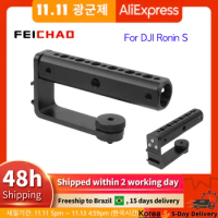 Stabilizer Handle Grip Camera Extension Holder Cold Shoe Base for DJI Ronin S SC for Zhiyun Smooth 4 Crane 2 Low Angle Shooting