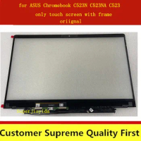 15.6in FOR ASUS Chromebook C523N C523NA C523 Glass Touch Digitizer panel screen replacement For ASUS C523NA-IH24T