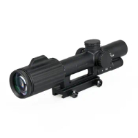 FFP 1-6X24 Cross Concentric Rifle Hunting Riflescope Tactical Optical Sight Illuminated R&amp;G Rifle Sniper Scope GZ1-0340
