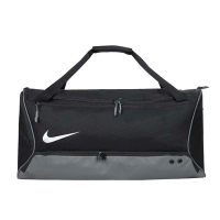 NIKE 大型旅行袋-側背包 裝備袋 手提包 肩背包 DX9789-010 黑銀