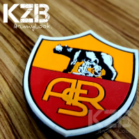 Patch Rubber Velcr❂ AS ROMA
