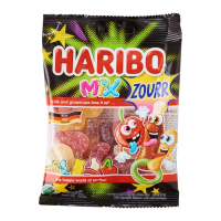 Haribo Mix Zourr Gummy Candy 80g Permen import dari bangkok thailand halal Mui