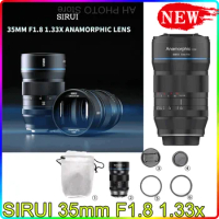 SIRUI 35mm F1.8 1.33x M4/3 Anamorphic Lens Micro Single Cinema Lens Wide Screen 1.33x Widening Suitable for Sony E Canon RF