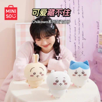 MINISO Kawaii Chiikawa Series Cartoon 20Cm Standing Plush Doll Anime Girly Heart Cute Plush Doll Toys Girls Gifts