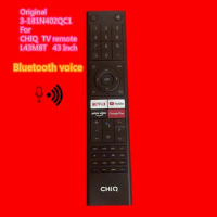 NEW Original For CHIQ TV Remote L43M8T Android Smart TV Remote | 43 Inch | Full HD | GooglePlaystore | Inbuilt Chromecast | Ne