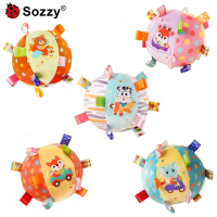 NEW Sozzy Baby Play Animal Cotton Ball / Rattle Animal Cotton Ball Toy / Hand Rattle Ball Toy / Baby