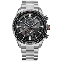 CITIZEN 星辰 鈦金屬 光動能電波萬年曆計時手錶-男錶(AT8189-61E)42mm
