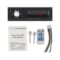 Car Stereo Audio Automotivo Bluetooth with USB TF Card FM Radio MP3 Player PC Type:12PIN -1028