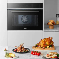Midea Built-in Oven Steam Grill Function 2 In 1 Home Smart 50 Liters Electric Oven APP Control Multi-function Pizza Oven BS5051W