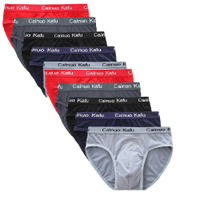 10PcsLot Fashion Men's Panties Underwear Men Size Briefsr Bikini Pant Men Comfortable Sexy Slip Underpan Hot L-5XL