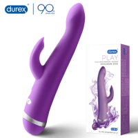 Durex Huge Dildo Vibrator Rabbit Dual-head Big Vibrator Pulsing G-spot Dual Strong Vibration Silicone Sex Toys Product for Woman