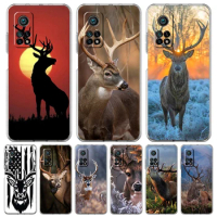 Deer Hunting Camo Transparent Phone Case For Xiaomi Mi Poco X3 X4 NFC F3 M3 M4 12 11 Ultra 11T 11X Pro Lite 5G Soft Shell Coque
