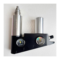 Huben Superwell Cricket วาล์วแรงดันคงที่ชนิดปรับภายนอก PCP พร้อมวาล์ว U แบบรวมบารอมิเตอร์คู่ Valve