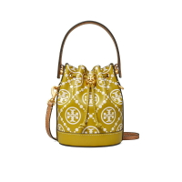 精選★TORY BURCH T MONOGRAM 壓花迷你水桶包 88178~【購物節★菲尼斯 國際精品3折起 春夏新品 換季下殺】