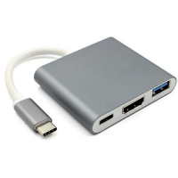 Type-C 轉HDMI &amp; USB3.0 高清轉接集線器(1入)(typec-002)