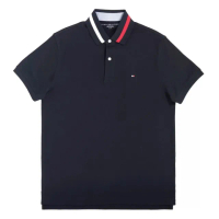 【Tommy Hilfiger】男短袖Polo衫 純棉上衣(黑/白/藍 S~XL)