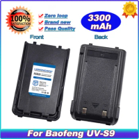 LOSONCOER 3300mAh Walkie Talkie UV-S9 Battery For Baofeng UV-10R UV-5R Pro UV-S9 Plus BF-UVB3 Plus Max