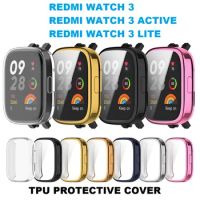 30PCS Smart Watch Protective Cover for Redmi Watch 3 Active / Redmi Watch 3 Lite Soft TPU Full Cover Screen Protector Case