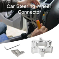 Car Steering Wheel Adapter Aluminum Alloy Accessories Racing Car Steering Wheel Hub Connector for Thrustmaster T300RS 자동차 핸들 어댑터