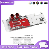Barrow GPU Water Block For AMD Founder Edition Radeon RX5700XT/RX5700 , Video Card Water Cooler Full Cover Radiator
