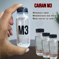 Reduser M3 super 100ML Cairan pengencer tinta sablon  Cairan M3 pengencer cat sablon Toner