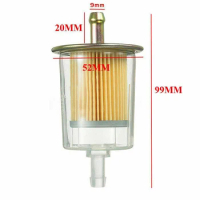 Car 9mm Fuel Filters Universal RV Inline Fuel Gas Line Large For Garden Tools Scooters Motorcycles
