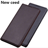 Genuine Leather Magnetic Flip Case For Oneplus Nord 5G/OnePlus 8 Pro Phone Case For OnePlus 8 Case Standing holder Phone Bag