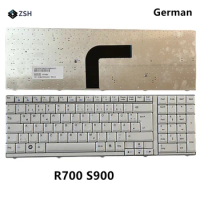GE German Laptop Keyboard For LG R700 S900 Laptop White Keyboard