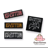 Patch Bordir Led Zeppelin Band Rock | Patch Iron On / Jahit | Aksesoris Tas Jaket Topi Aesthetic Vin