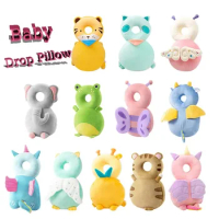 1-3 Year Cartoon Toddler Cushion Plush Style Pillow Baby Security Head Protector Backpack Pillow For Kid Children Soft PP Cotton
