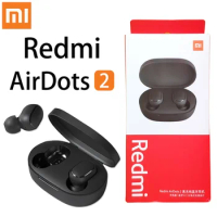 Redmi AirDots 2 Xiaomi Earphone Wireless Bluetooth Headphones Noise Reduction HD Mic Earbuds Sport Music Gaming Airdots2 Headset