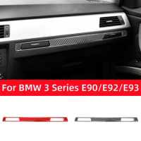 For BMW 3 Series E90 E92 E93 2005-2012 Accessories Carbon Fiber Interior Car Co-pilot Water Cup Holder Panel Trim Cover Stickers