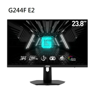 【最高現折268】MSI 微星 G244F E2 24型 IPS 180Hz電競螢幕