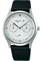 agnes b.普魯士之星皮帶時尚腕錶 VD75-KYF0Z(BP6026X1)-38mm-白面皮革【刷卡回饋 分期0利率】【APP下單4%點數回饋】