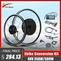 Ebike Conversion Kit High Speed 48V350W Motor Wheel Electric Bike Front Rear Ebike Engine LCD Display Kit Eléctrico Bicicleta