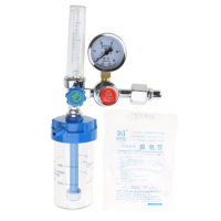 Pressure Regulator 8 O2 Pressure Reducer Gauge Meter Flow Gauge Gas