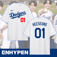 2023 newenhy Dodgers jersey customized inspired cotton T-shirt mens and womens plus size Jake Sunoo 
