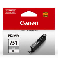【Canon】官方直營 CLI-751XL-GY 原廠灰色高容量墨水匣(MG5570/MG5670/MG6370/MG7570/MG7170/iX6770)