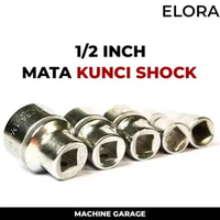 1/2 inch Socket Wrench Mata Sok Mata Kunci Socket Bahan Chrome Vanadium mata shock elora 12 titik 27