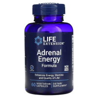 Life Extension Adrenal Energy Formula 60 VegetarianCaps, Boost Energy, Stamina, Boost Focus