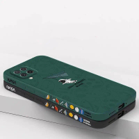 เคส For Samsung A22 4G/M32, สีทึบ For Samsung M32/A22 4G, ภาพประกอบอวกาศ เคสโทรศัพท์นักบินอวกาศ XTKR