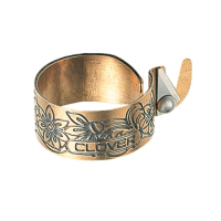日本可樂牌Clover復古便利系黃銅切線指套切線戒指57-535(不鏽鋼刃)拼布割線器切線器斷線器切線套